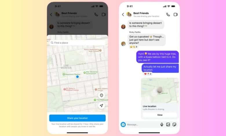 مثل واتساب وسناب شات.. إنستاجرام تضيف ميزة المشاركة المباشرة للموقع الجغرافي