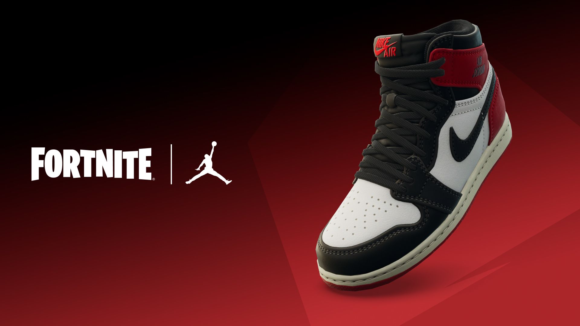 Fornite Kicks Air Jordan 1 Retro High Og Black Toe Reimagined