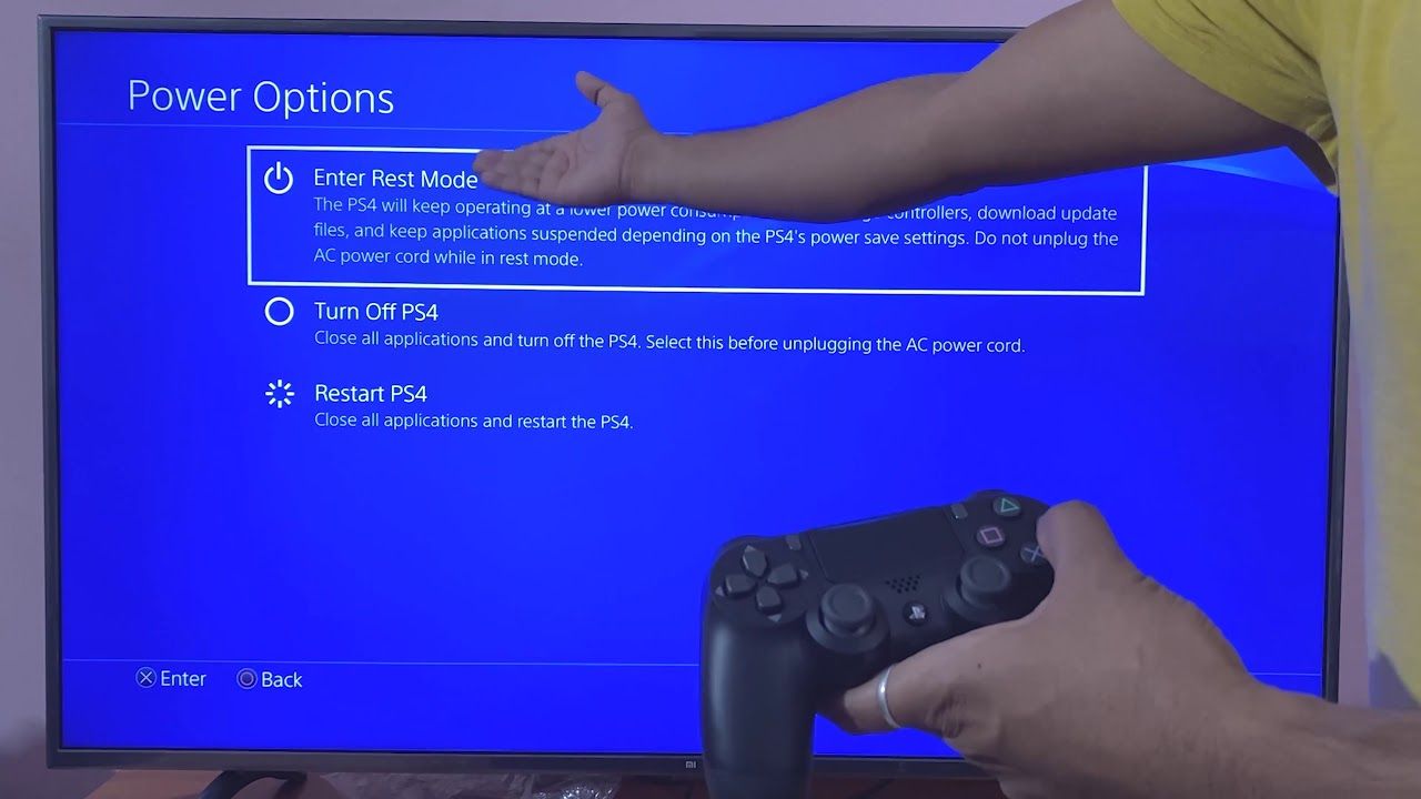 How to put your PS4 Pro or PS4 Slim in Sleep Mode?