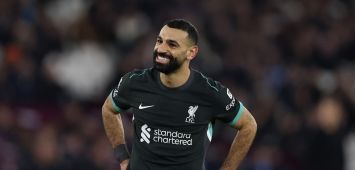 النجم المصري محمد صلاح هداف ليفربول