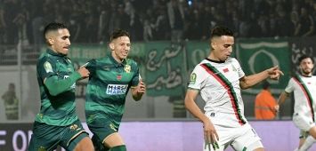 من مباراة سابقة بين الجيش الملكي والرجاء الرياضي بدوري أبطال أفريقيا