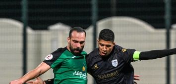 بهاء فيصل خلال مشاركته مع الوعب في الدوري القطري