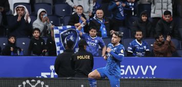 البرازيلي ماركوس ليوناردو مهاجم نادي الهلال السعودي