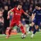 النجم المصري محمد صلاح خلال مباراة فريقه أمام باريس سان جيرمان (Getty)