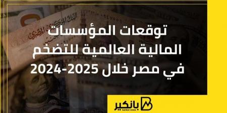 توقعات
      المؤسسات
      المالية
      العالمية
      للتضخم
      في
      مصر
      خلال
      2024-2025 - غاية التعليمية