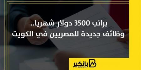 براتب
      3500
      دولار
      شهريا..
      وظائف
      جديدة
      للمصريين
      في
      الكويت - غاية التعليمية