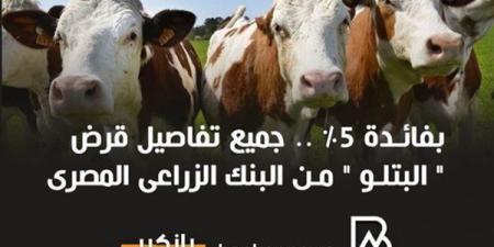 بفائدة
      5%..
      تعرف
      علي
      شروط
      الحصول
      على
      قرض
      البتلو
      من
      البنك
      الزراعي - غاية التعليمية