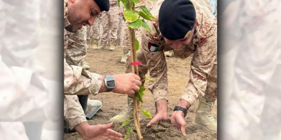 سلاح الدفاع الجوي بالجيش ينظم فعالية «يوم التخضير» - غاية التعليمية