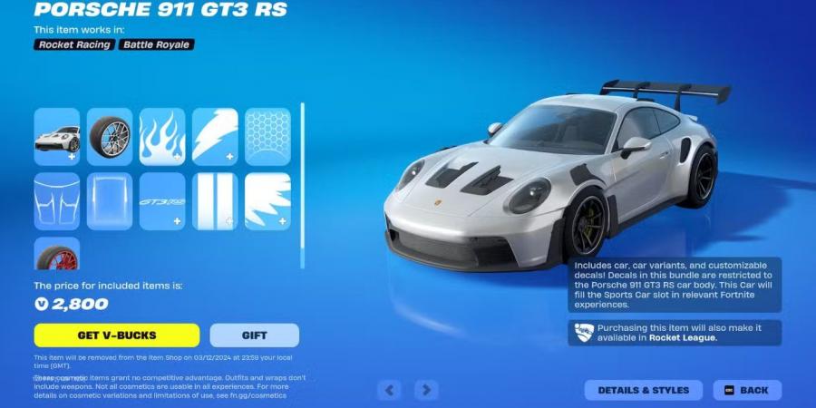 كيفية
      نقل
      سيارات
      Rocket
      League
      إلى
      Fortnite
      و
      الحصول
      على
      سيارة
      Porsche
      911
      GT3
      RS - غاية التعليمية