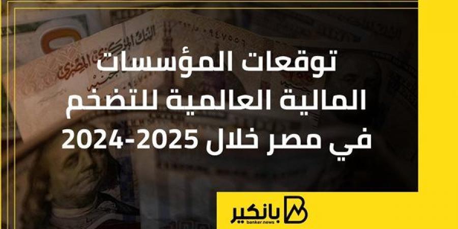 توقعات
      المؤسسات
      المالية
      العالمية
      للتضخم
      في
      مصر
      خلال
      2024-2025 - غاية التعليمية