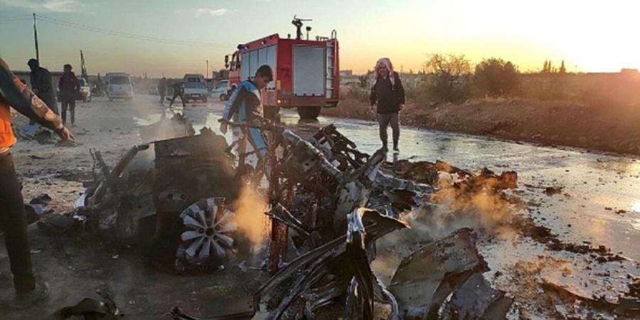 جميعهم
      من
      النساء..
      قتلى
      وجرحى
      بتفجير
      سيارة
      في
      منبج
      شرقي
      حلب
      واتهامات
      لـ”قسد”
      (صورة) - غاية التعليمية