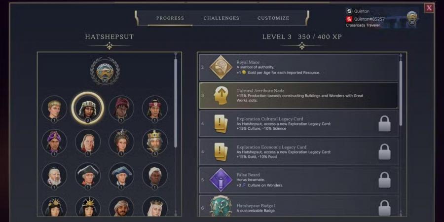 شرح
      فتح
      الأساطير
      في
      Civilization
      7 - غاية التعليمية