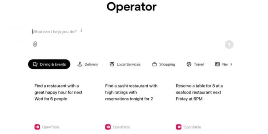 OpenAI
      تتيح
      وكيل
      الذكاء
      الاصطناعي
      “Operator”
      عالميًا - غاية التعليمية