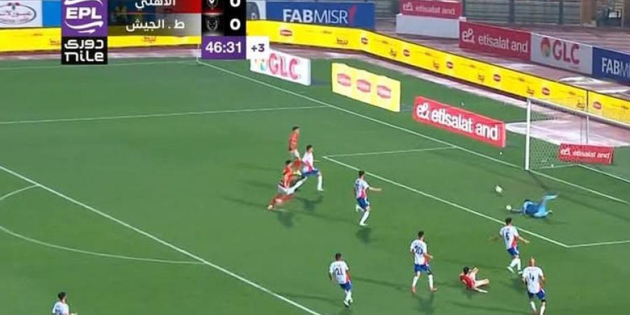 شوط أول سلبي بين الأهلي وطلائع الجيش في الدوري المصري - غاية التعليمية