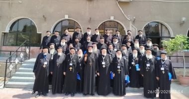 جلسة الأنبا أنجيلوس مع كهنة لجان الأحوال الشخصية الفرعية بالقاهرة والجيزة 2025