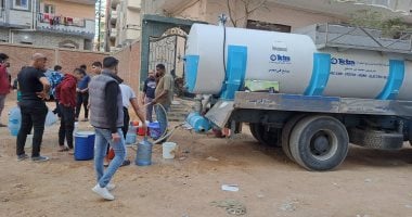 جهود الجيزة في توفير سيارات مياه شرب نقية للمناطق المتأثرة بانقطاع المياه 2025
