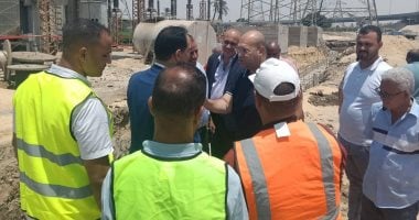 جولة نائب محافظ الجيزة في محطة كهرباء البدرشين لدعم الدوائر المغذية للمحطات عام 2025