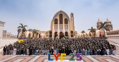 زيارة شباب ملتقى لوجوس 2025 للكاتدرائية المرقسية ومأدبة غداء رسمية بحضور البابا تواضروس