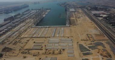 لقطات جوية جديدة تكشف محطة حاويات تحيا مصر 1 في ميناء دمياط عام 2025