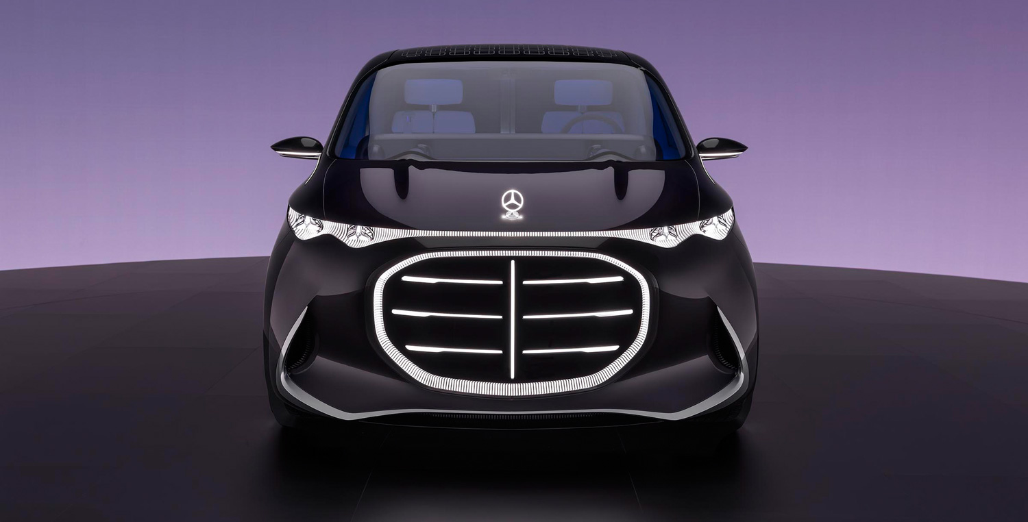 مرسيدس Vision V.. الميني فان الذكية والفاخرة تتألق في عام 2025
