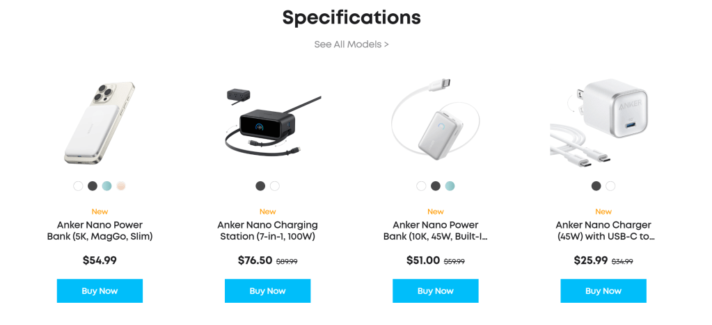 Anker تقدم بنوك الطاقة النانوية مع اشتراك بقيمة 10 دولارات في 2025