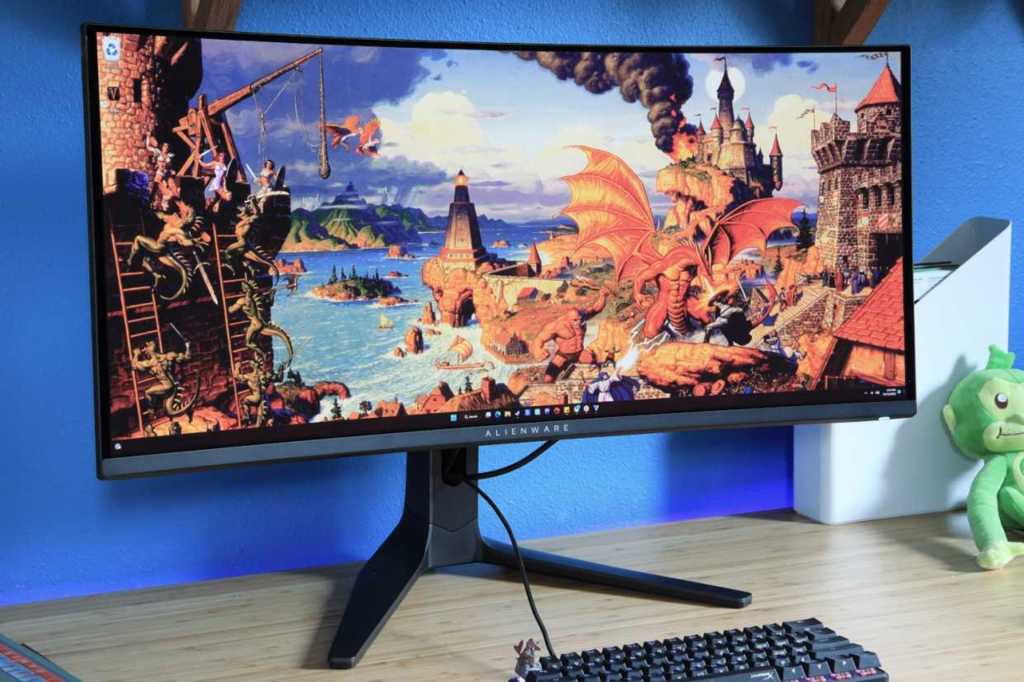 تخفيض 50٪ على شاشة الألعاب OLED فائقة العرض بدقة 1440p من Alienware لعام 2025