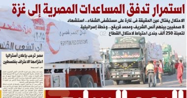 تواصل إرسال المساعدات المصرية إلى غزة خلال عام 2025