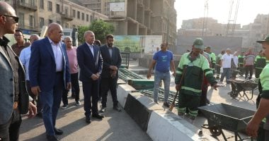 جولة محافظ القاهرة لمتابعة تطوير محيط حديقة الأزبكية في 2025.. بالصور