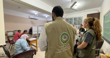 جولة وفد دولي بلجان انتخابات مجلس الشيوخ في التجمع الخامس.. صور حصرية 2025
