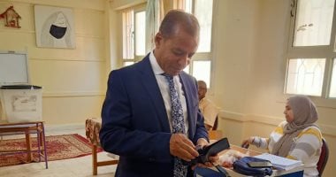 رسالة الأمين العام لمجلس الشيوخ للمواطنين من أمام اللجان الانتخابية.. شارك في التصويت 2025