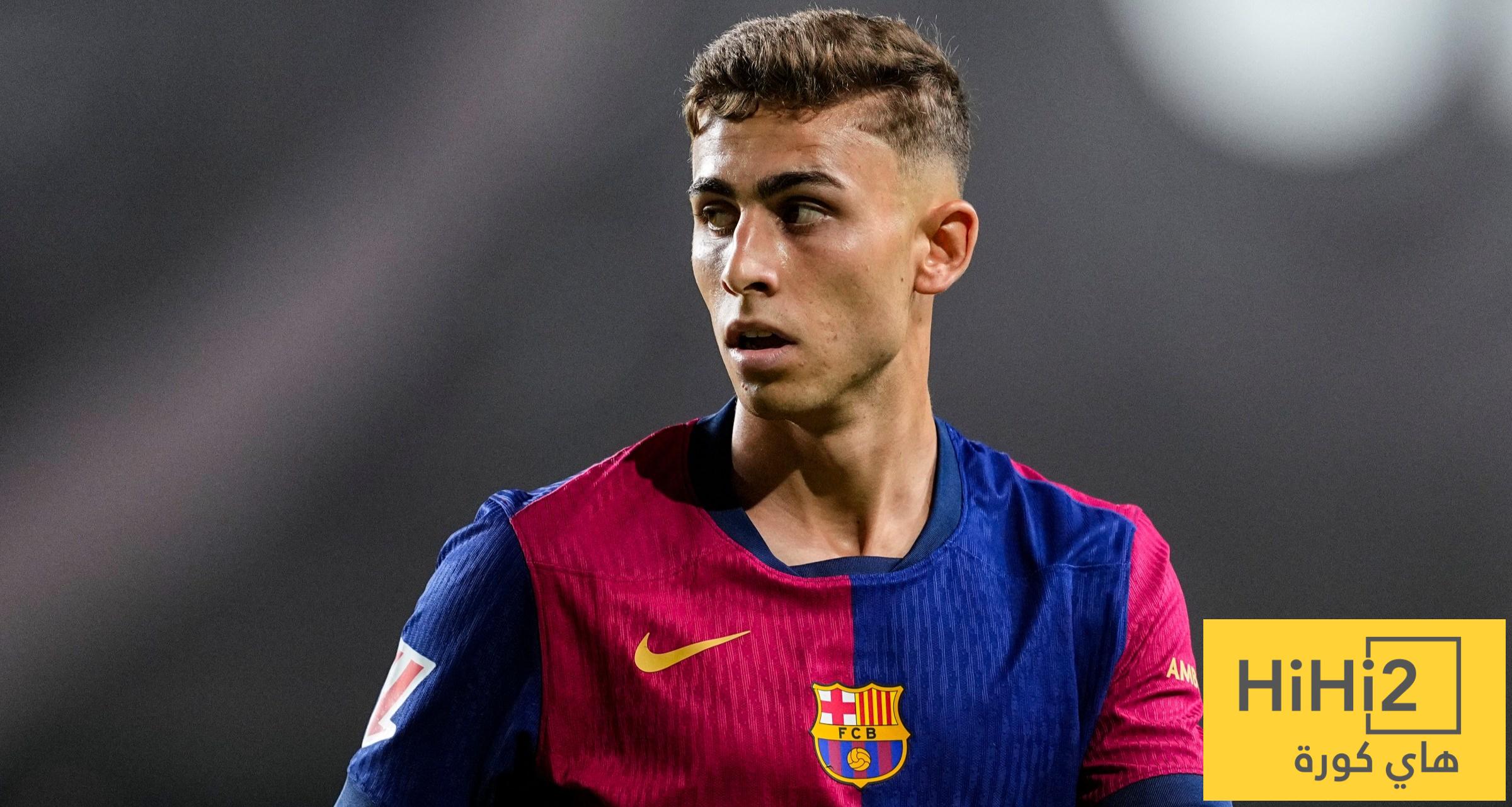 روري بارلو يعبر عن رفضه لرحيل فيرمين لوبيز عن برشلونة في 2025