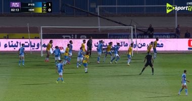 مروان حمدى يهز شباك الإسماعيلى لصالح بيراميدز وطرد يورتشيتش وتوريه فى المباراة