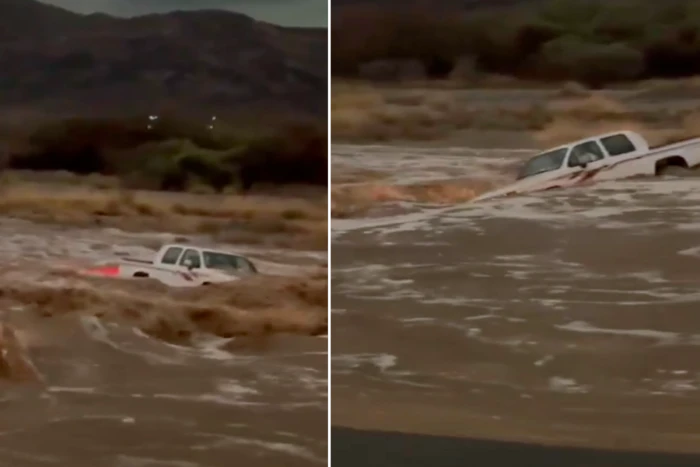 مشهد درامي في القنفذة.. السيول تجرف هايلوكس أثناء محاولة عبور المياه والكشف عن مصير السائق في 2025