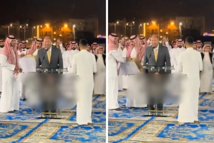 مقطع مصور يوثق طبيبًا أرجنتينيًا يشارك في زفاف زميل سعودي ويقدم العانية عام 2025