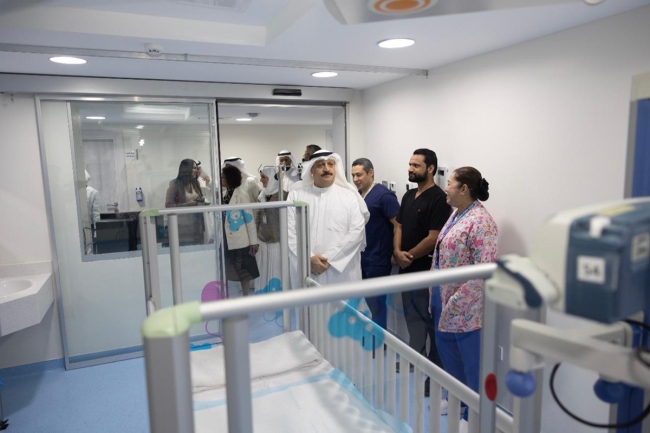 إطلاق المرحلة الثالثة من مشروع عناية الأطفال وافتتاح المطبخ المركزي في المستشفى الأميري بحضور وزير الصحة 2025