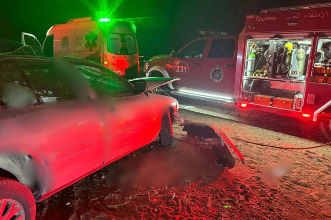 استجابة فرق الإطفاء لحادث تصادم على طريق الأرتال تُسفر عن تدخل فوري في 2025