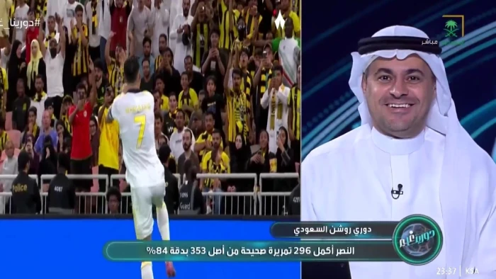 استمع لهذا المشهد.. الشنيف يُبرز تفاعل جماهير الاتحاد مع رونالدو في 2025
