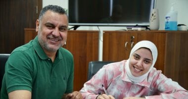 الأهلي يعلن رسمياً شكره لدعاء الغباشي لاعبة الكرة الطائرة