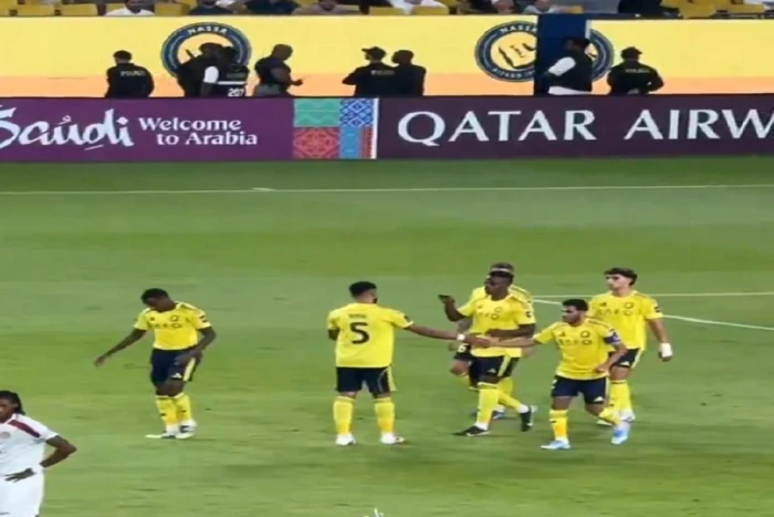 المرصد الرياضية.. شاهد جواو فيليكس يدعو عبدالإله العمري للاحتفال بهدف النصر الأول ضد الاستقلال