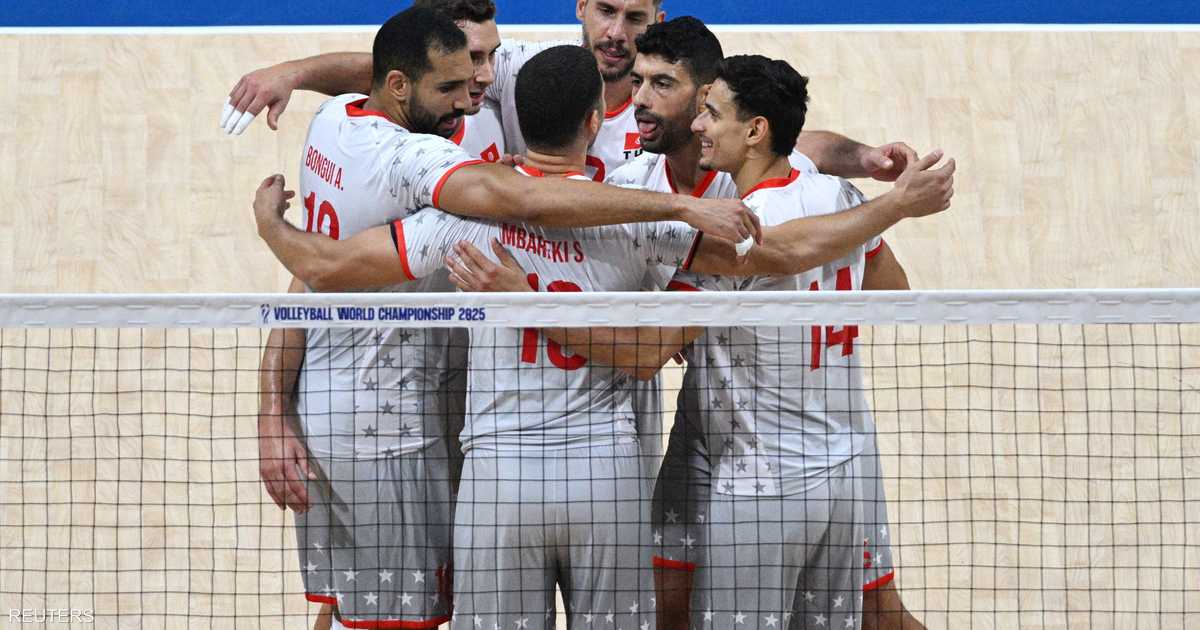 انتصار تونس على مصر يمنحها بطاقة التأهل لدور الـ16 في مونديال الكرة الطائرة 2025