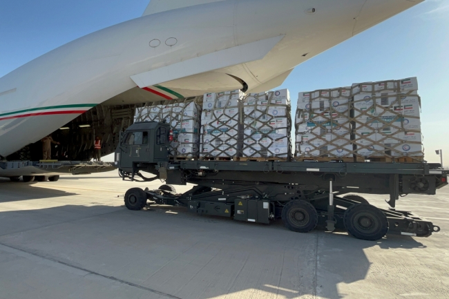 انطلاق الرحلة التاسعة ضمن الجسر الجوي الكويتي الثاني لدعم غزة.. 2025