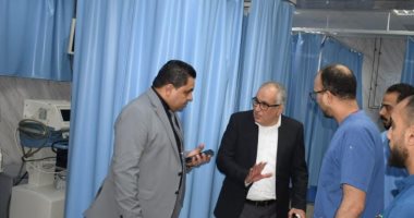 جولة لرئيس هيئة التأمين الصحى في مستشفى المقطم لمراجعة جودة خدمات المرضى 2025