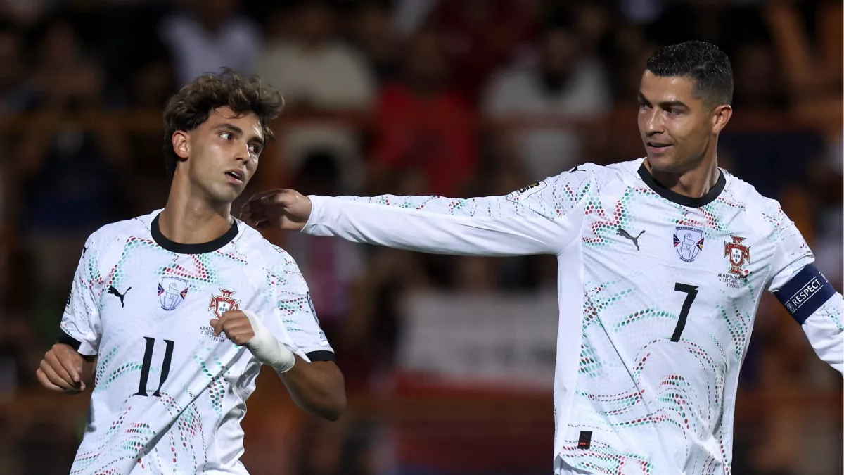 رونالدو وفيليكس يسجلان ثنائيات.. البرتغال تهيمن على أرمينيا في مواجهة 2025
