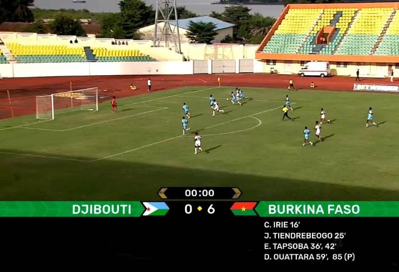 سداسية قوية لبوركينا فاسو أمام جيبوتي ضمن تصفيات كأس العالم 2025 في مجموعة مصر