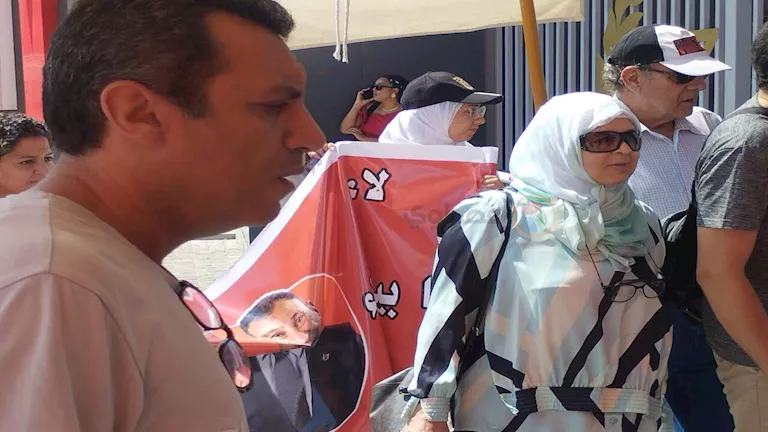 لافتات دعم لمحمود الخطيب تظهر في اجتماع الجمعية العمومية للأهلي 2025 (صور)