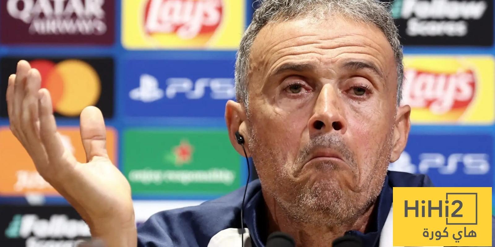 مدرب إسبانيا يعلن وقوفه إلى جانب لويس إنريكي