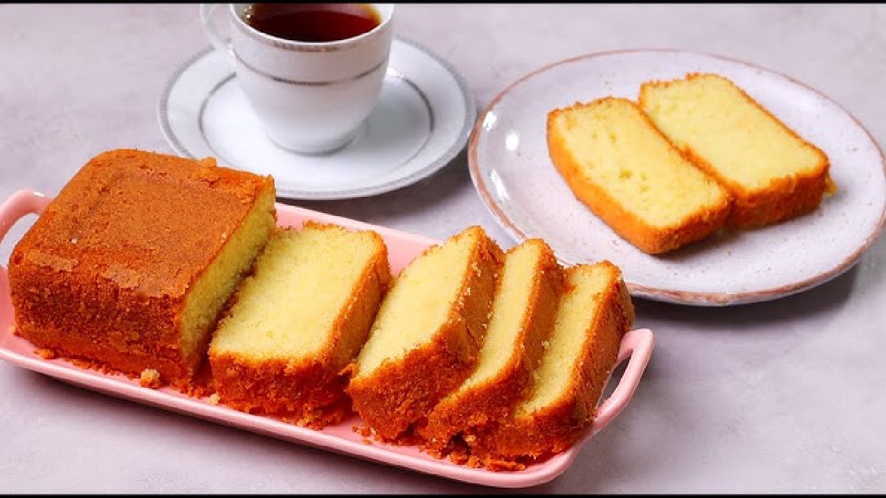 كيك زبدة بخطوات سهلة بطريقة المحترفين مثل كيك الكافيهات الجاهز