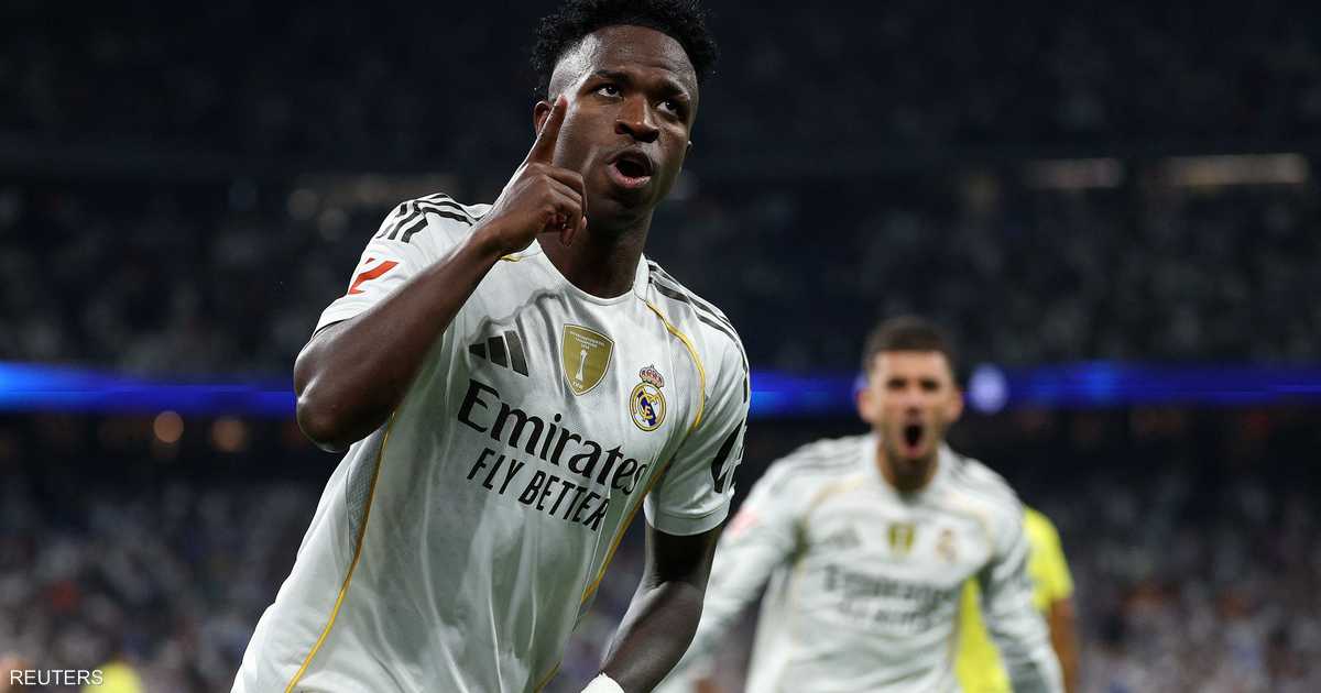 تألق فينيسيوس يمنح ريال مدريد التفوق المؤقت في الليغا