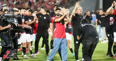 فرحة اللاعبين المصريين بالتأهل التاريخي لمونديال 2026
