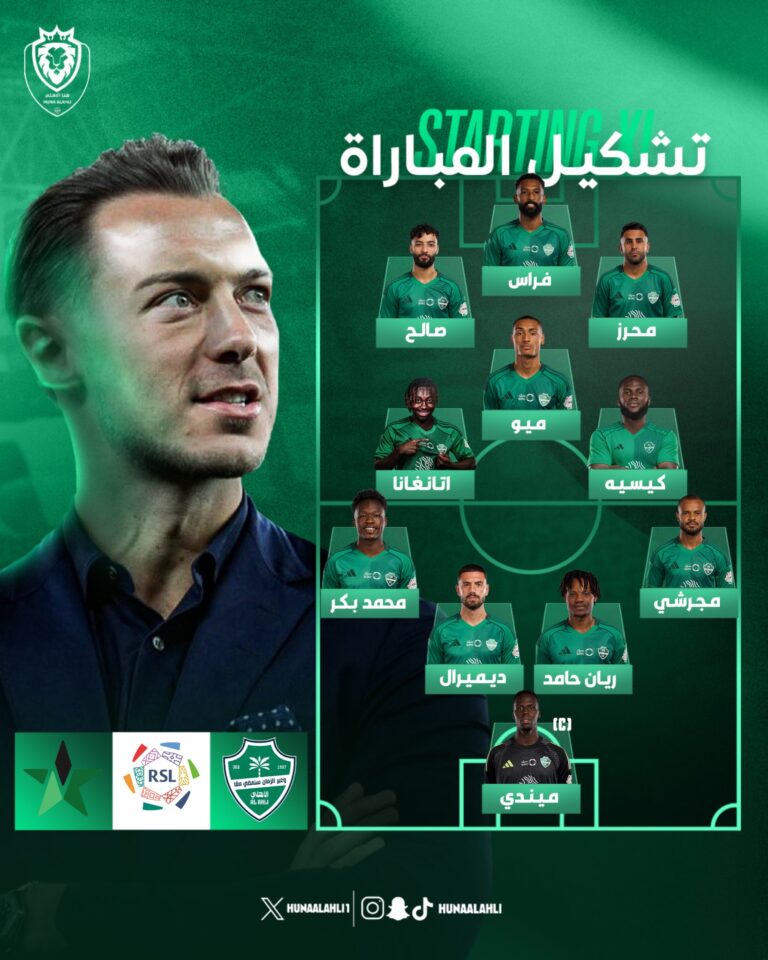 الآن مباراة الأهلي والنجمة في دوري روشن السعودي 2025 بالتشكيل الصدام المثير